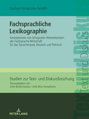 cover image of Fachsprachliche Lexikographie